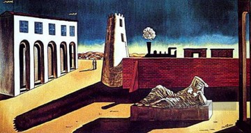  réalisme - Piazza d Italia Giorgio de Chirico surréalisme métaphysique